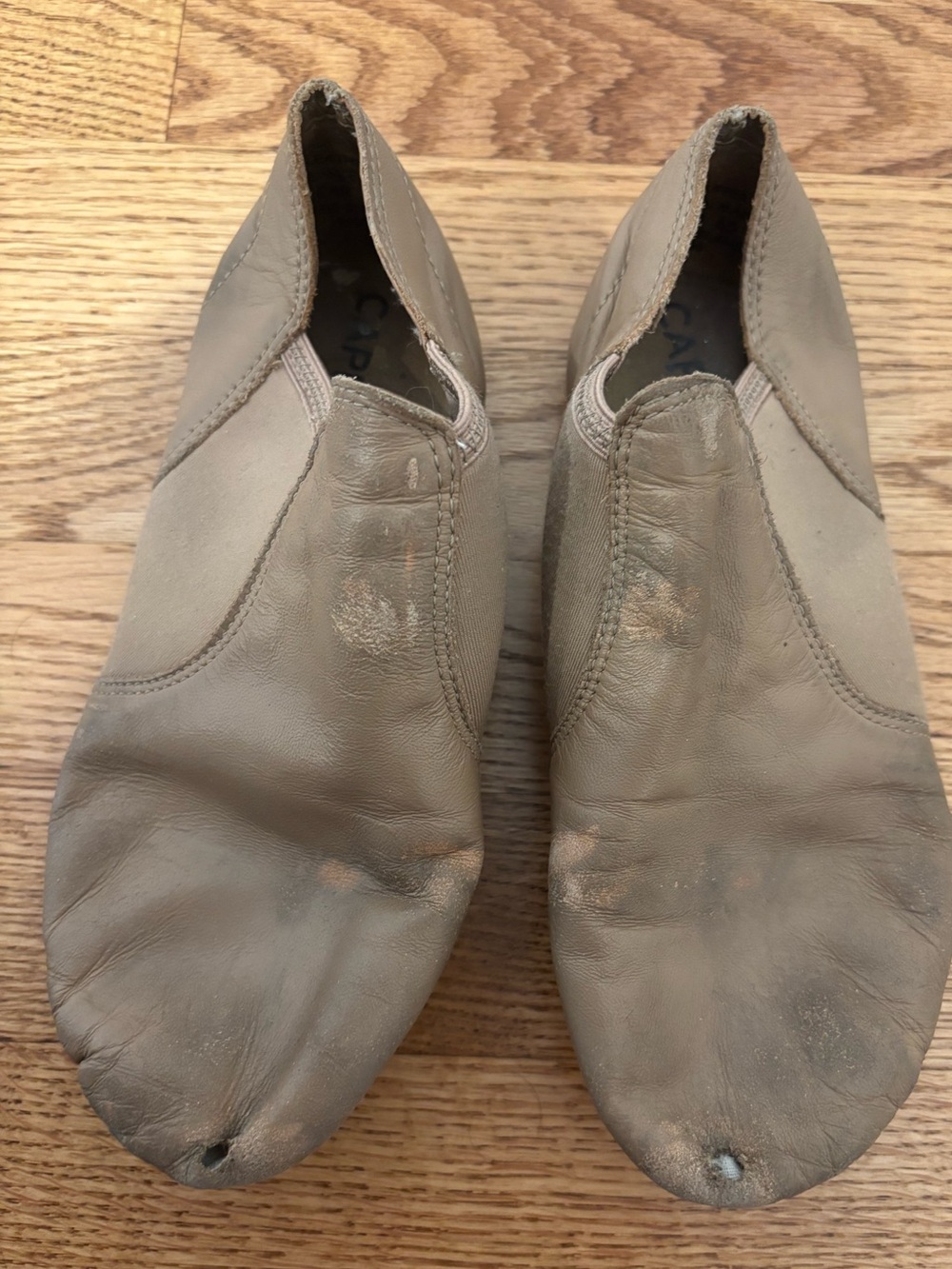Capezio Black Split-Sole Leather Jazz EJ2 Slippers 7 - used